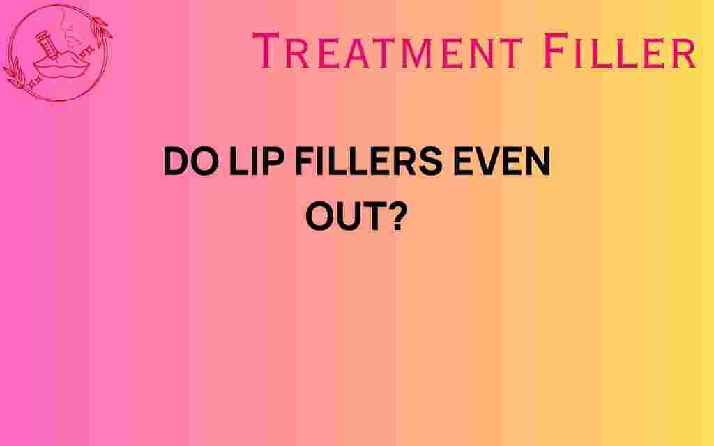 do-lip-fillers-even-out