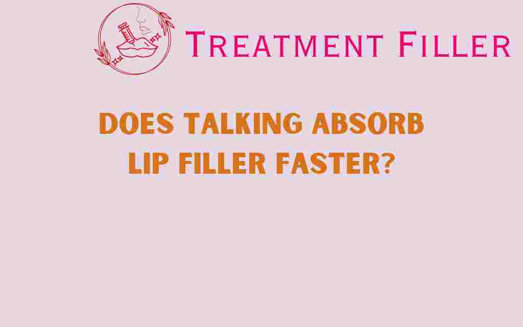 does-talking-absorb-lip-filler-faster