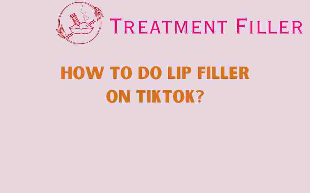 how-to-do-lip-filler-on-tiktok