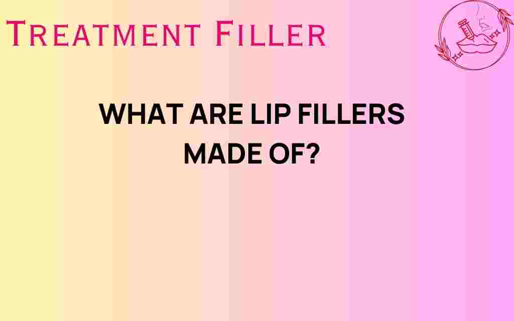 what-are-lip-fillers-made-of
