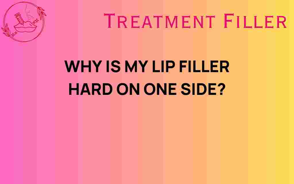 why-is-my-lip-filler-hard-on-one-side
